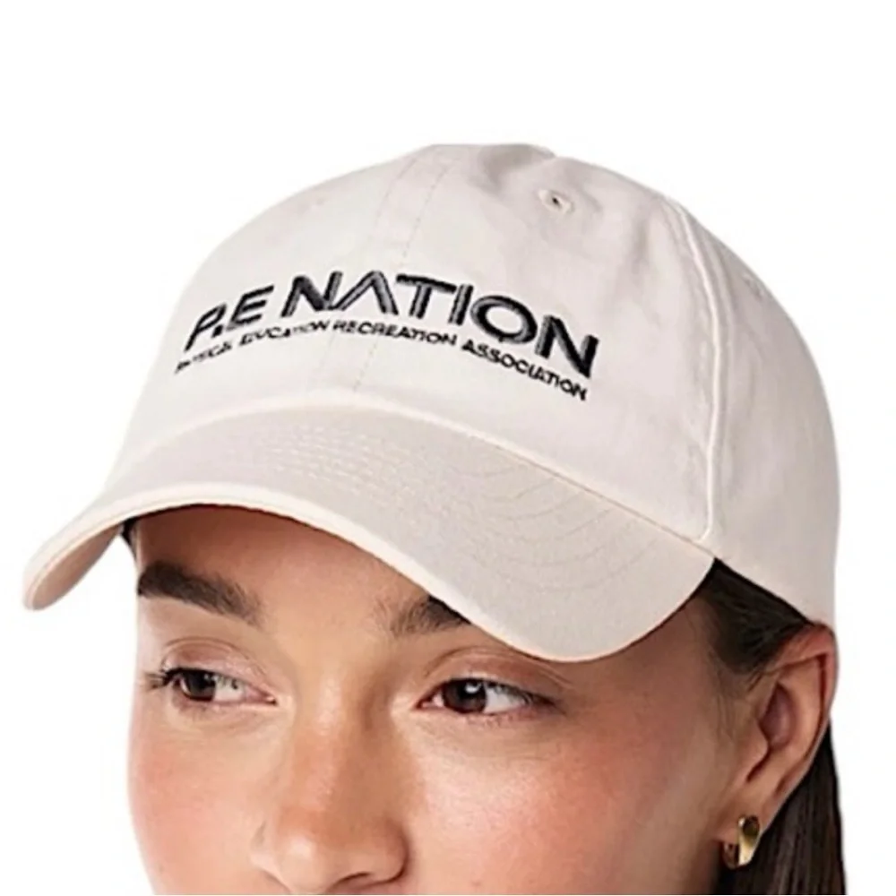 NWT P.E Nation Homage Cap Cream Hat